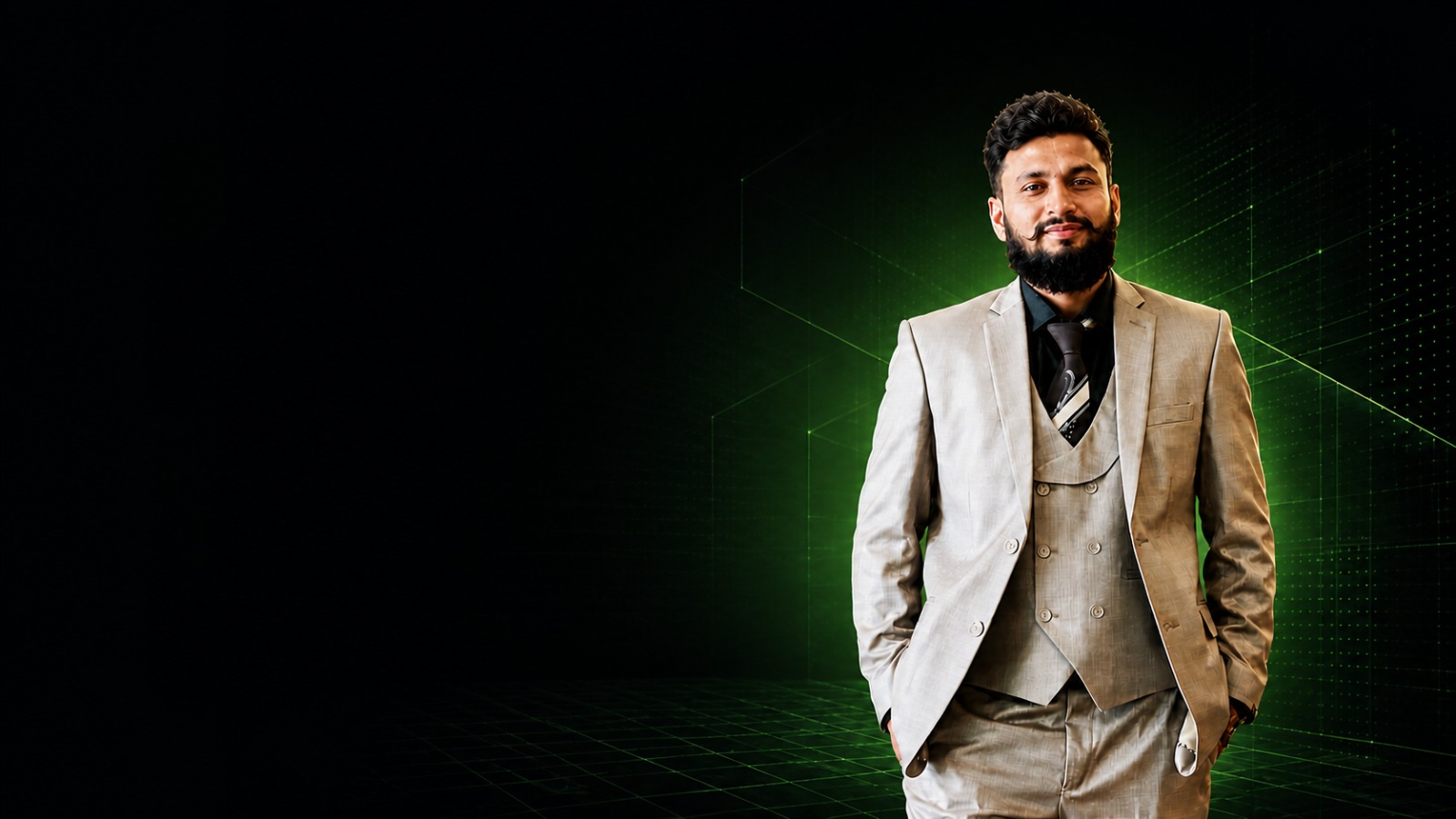 Usman portfolio hero background